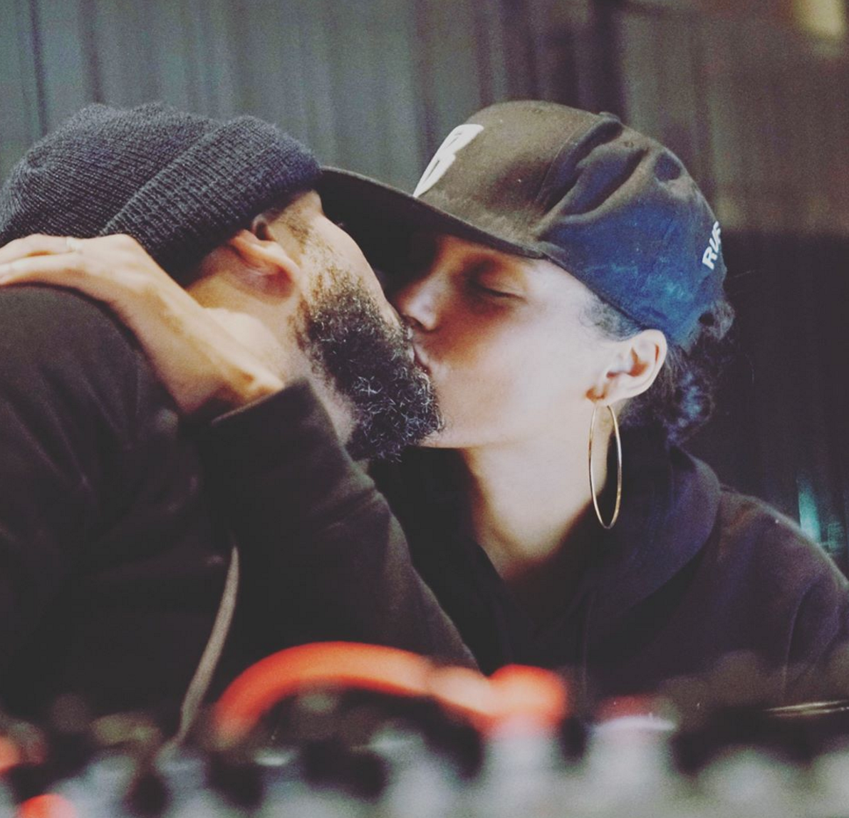 Happy Anniversary! Alicia Keys and Swizz Beatz' Sweetest Kisses
